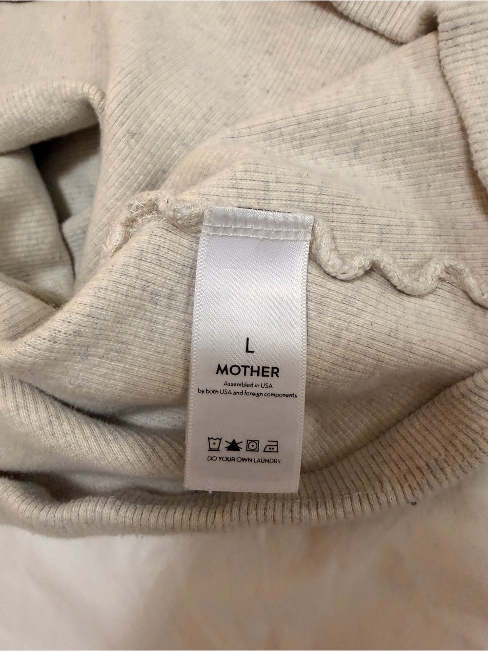 MOTHER Move It Ribbed Tank Top, Size L - Picture 5 of 5